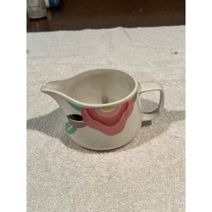 Adams Micratex Florida Gravy Boat Pink Floral Ceramic Made in England